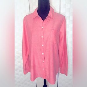♥️Old Navy-Studio Spotlight Red Button Down/Size Large
